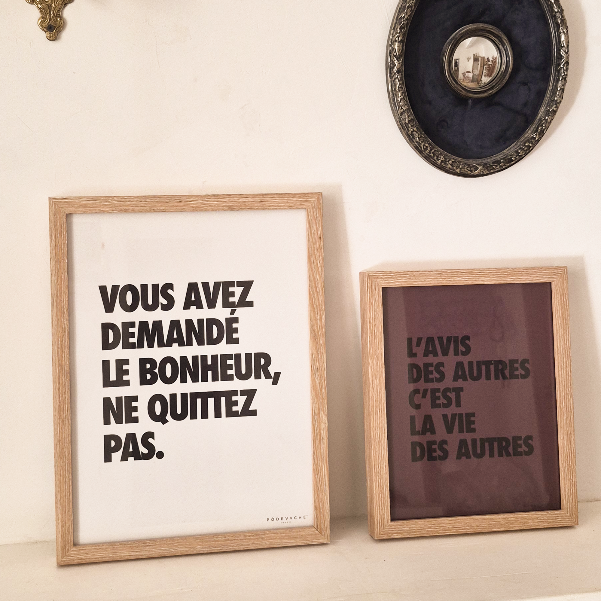 Affiche ou affiche encadrée Avis des Autres