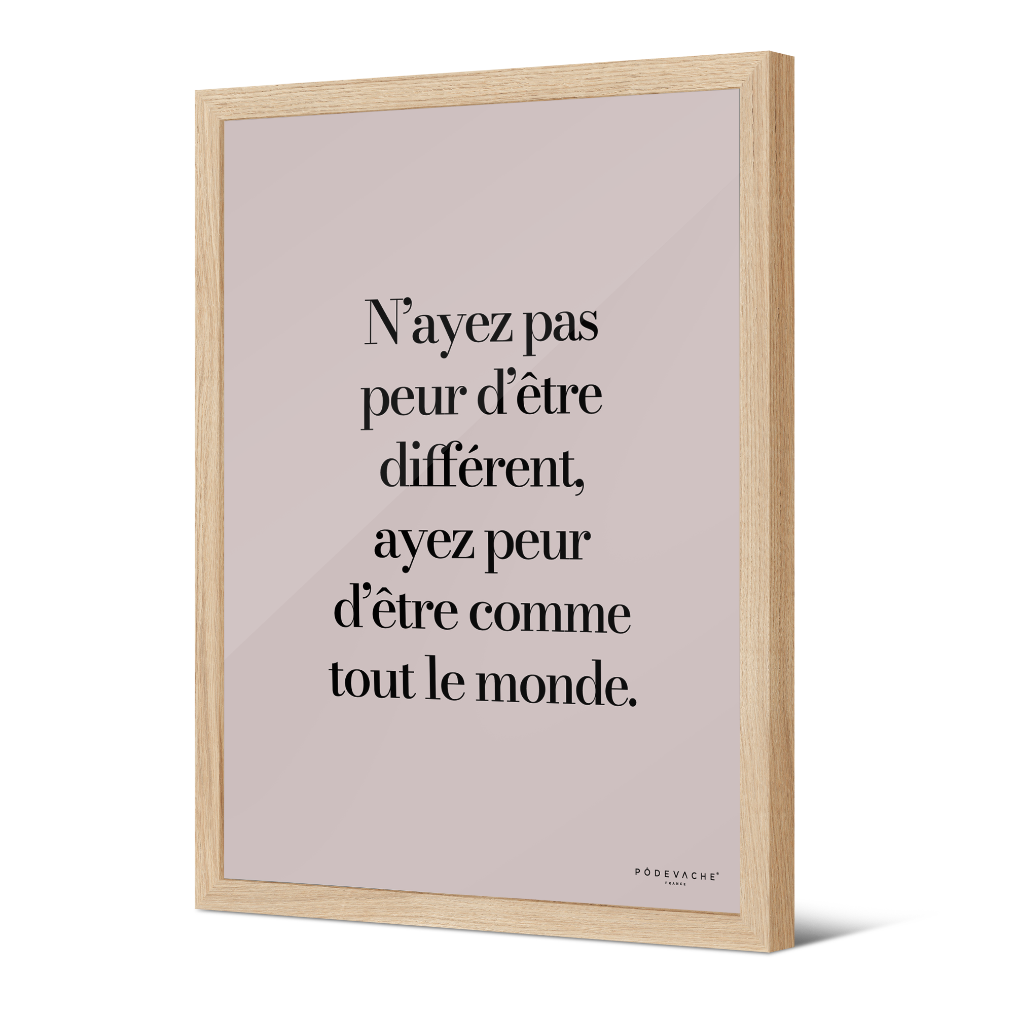 Affiche ou affiche encadrée Etre Différent