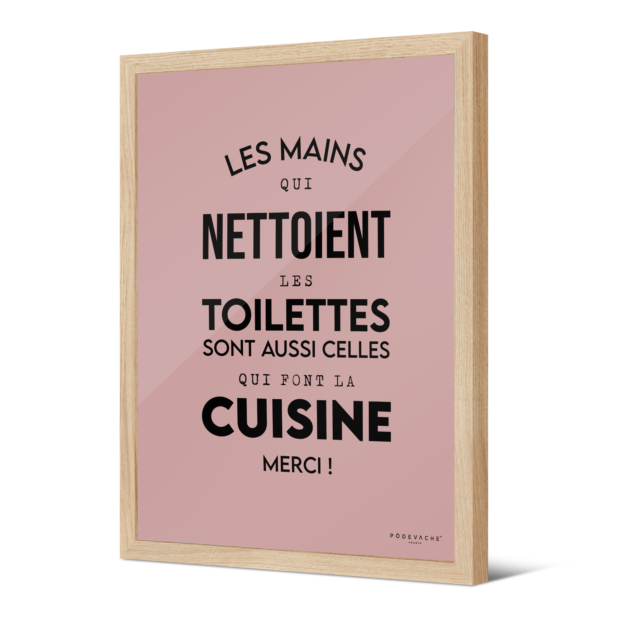 Affiche ou affiche encadrée Mains se Nettoient