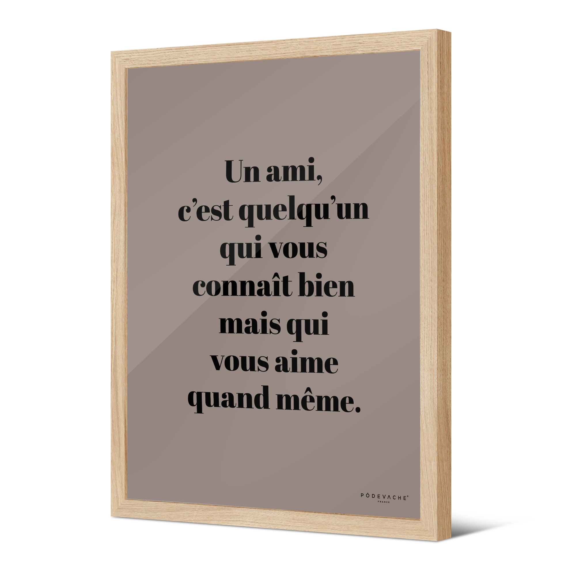 Affiche ou affiche encadrée Ami Aime Quand Même