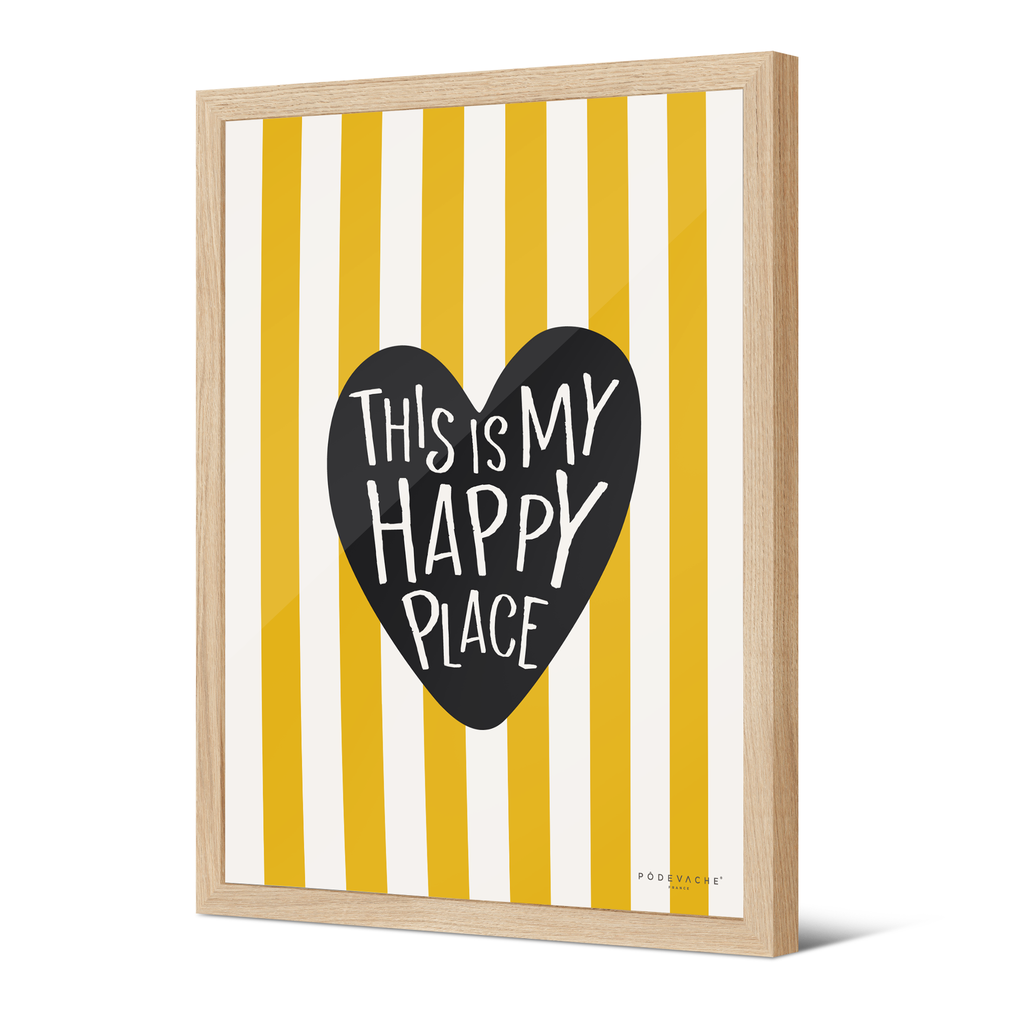 Affiche ou affiche encadrée Happy Place