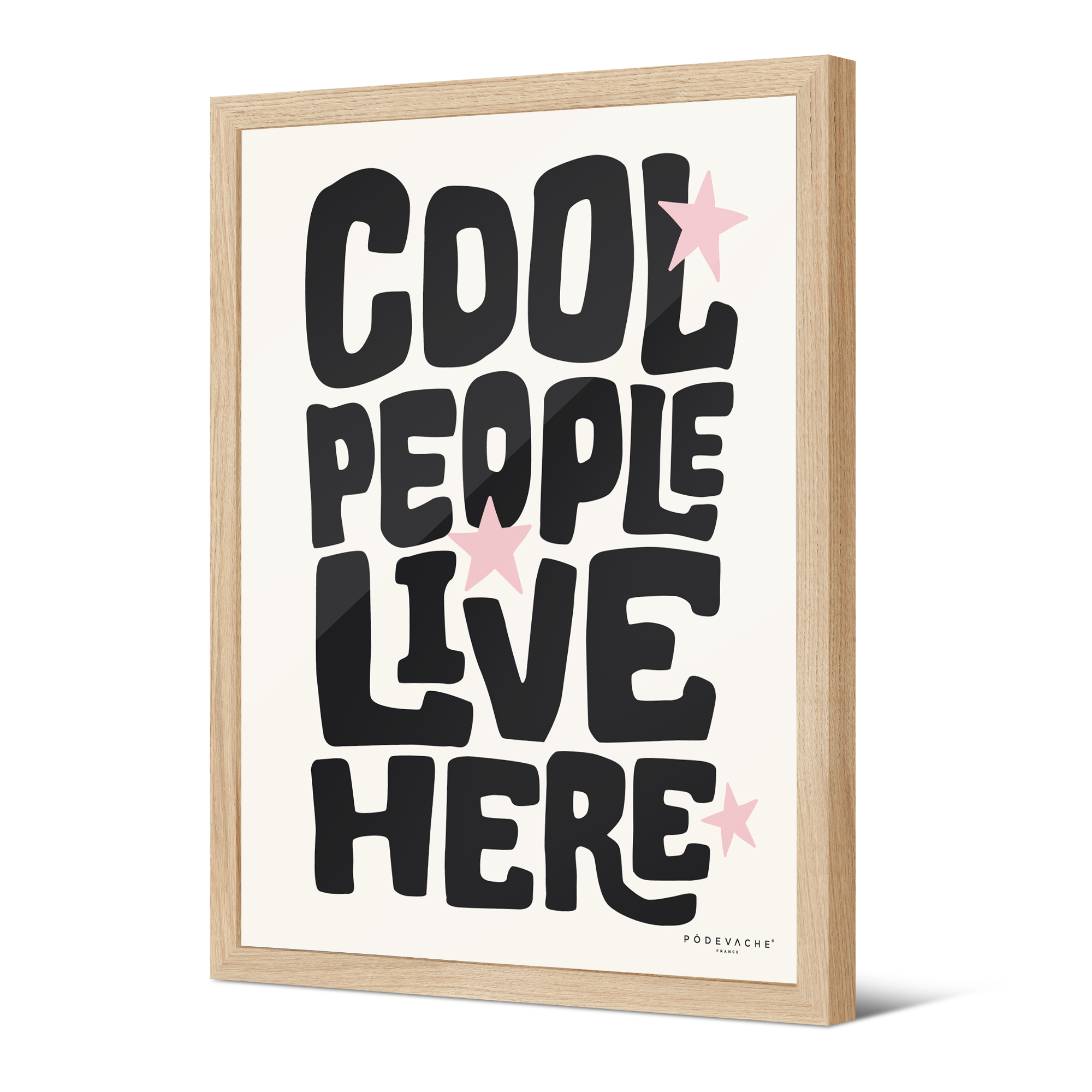 Affiche ou affiche encadrée Cool People