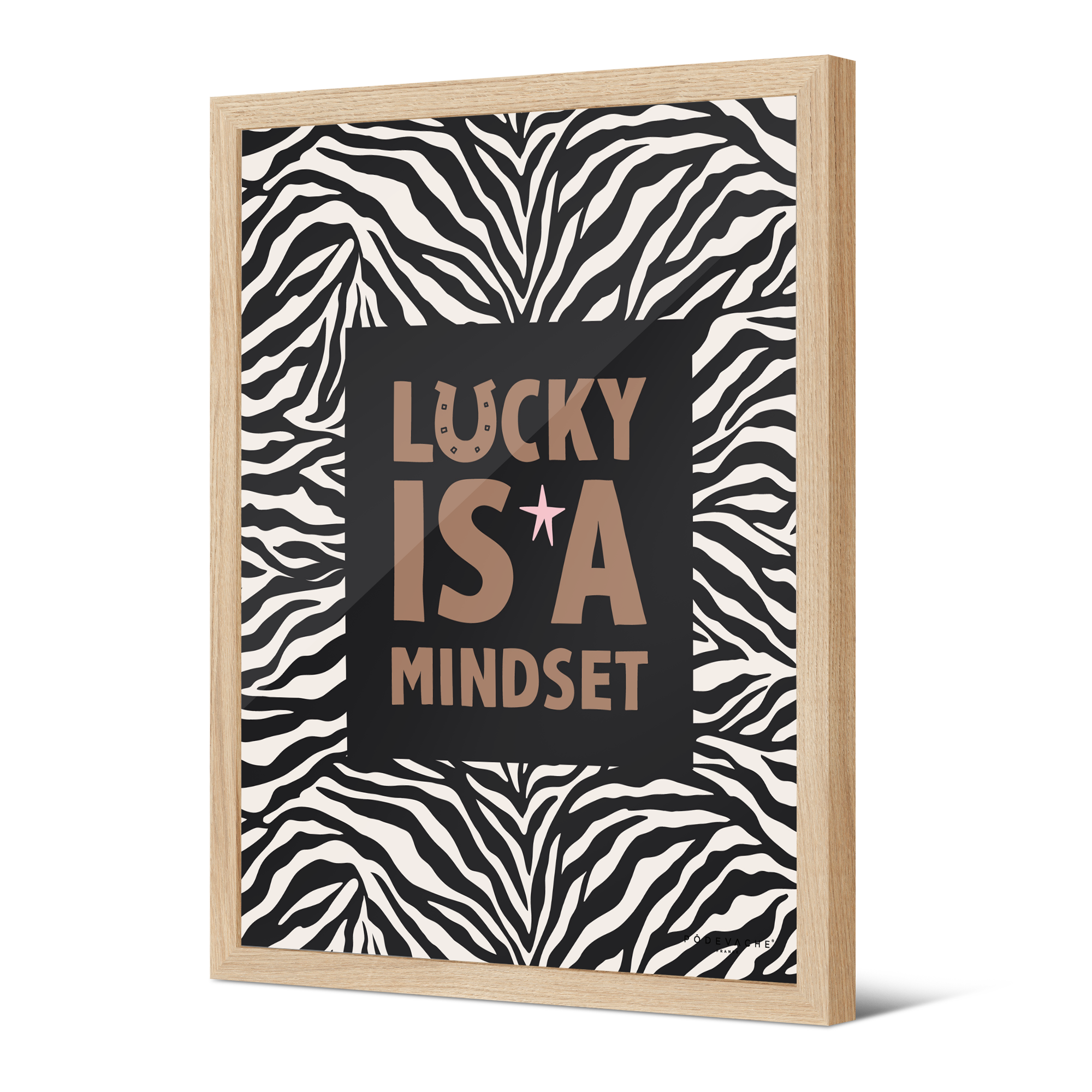 Affiche ou affiche encadrée Lucky Mindset