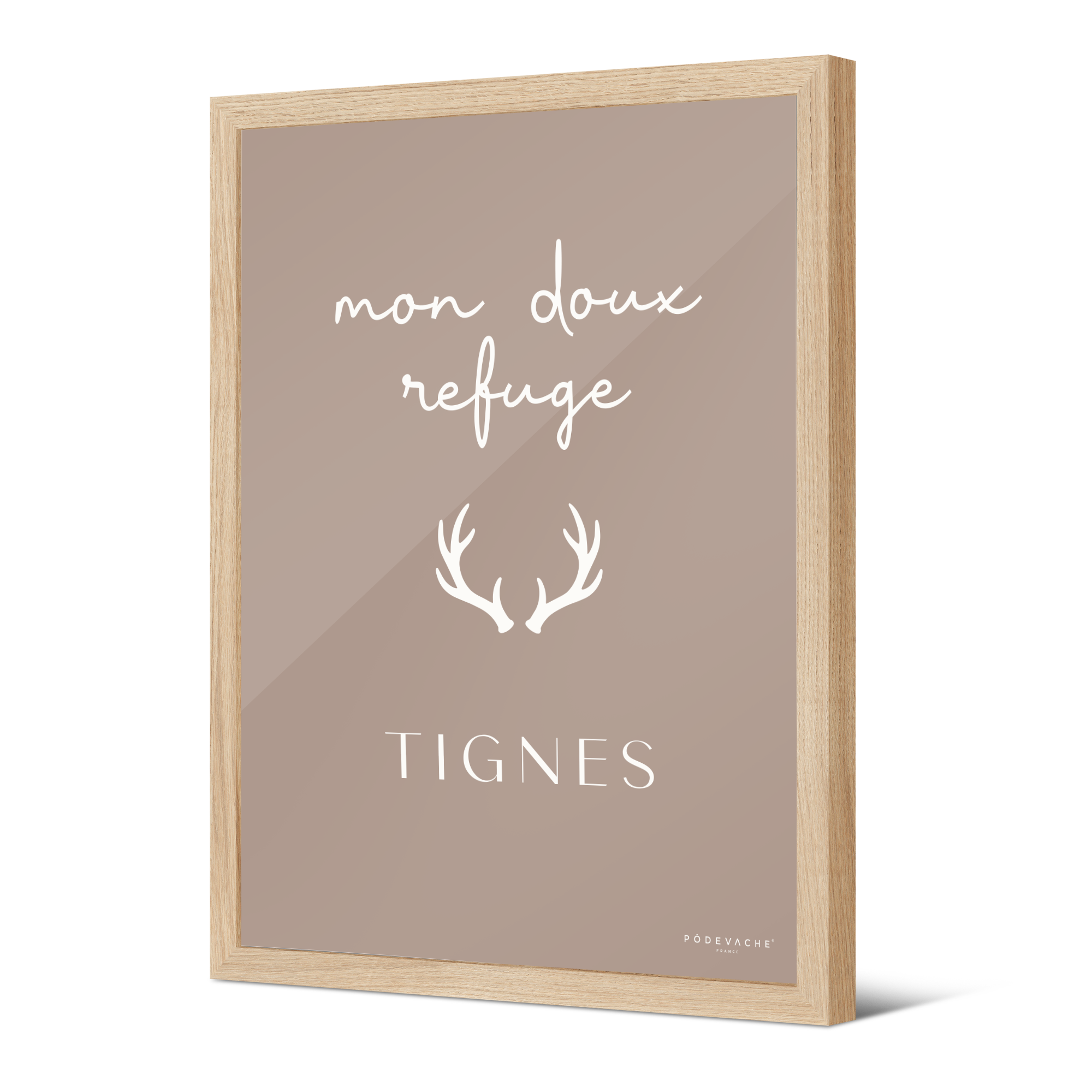 Affiche encadrée personnalisée Doux Refuge