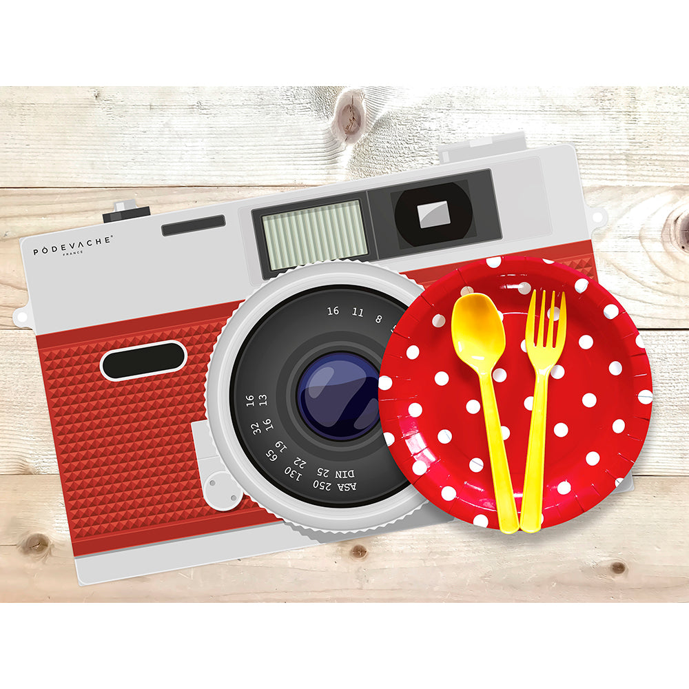 Set de table vinyle Camera - Enfants