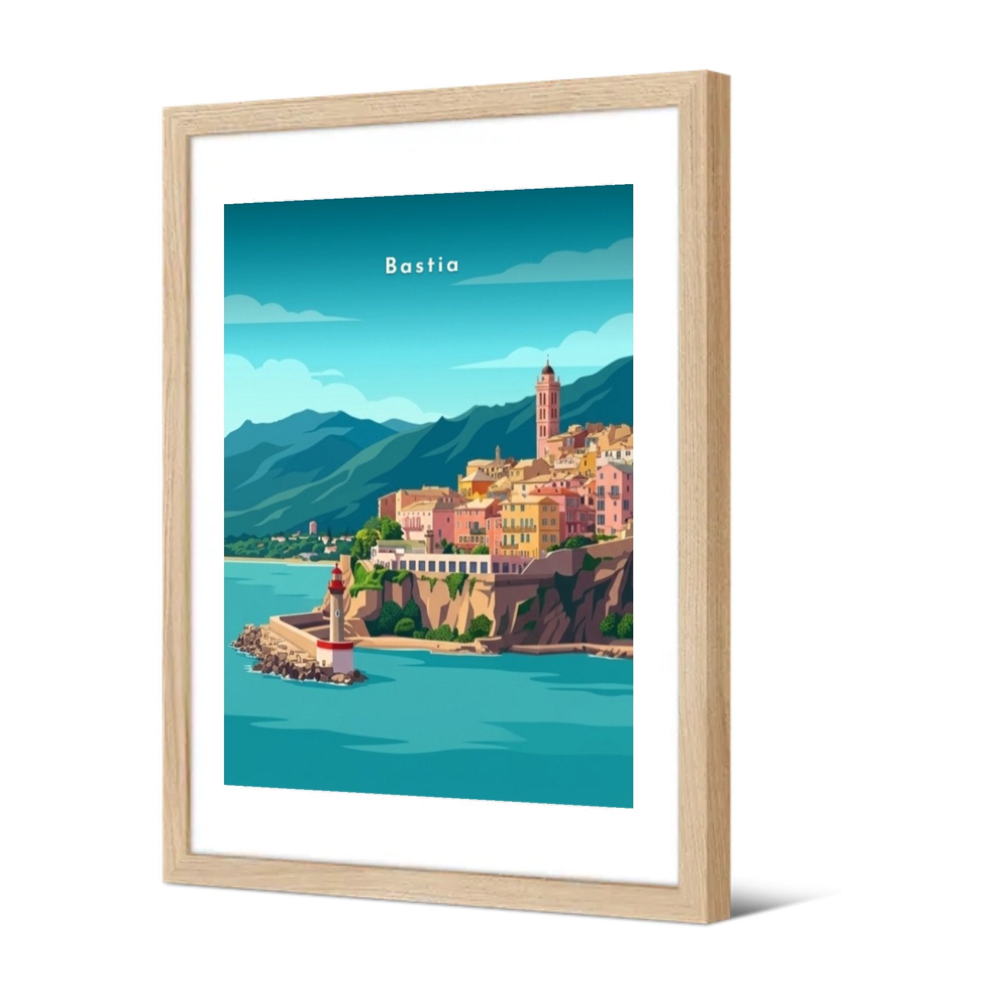 La Citadelle et le Vieux-Port — Pôdevache, encadrée, vue de trois quarts