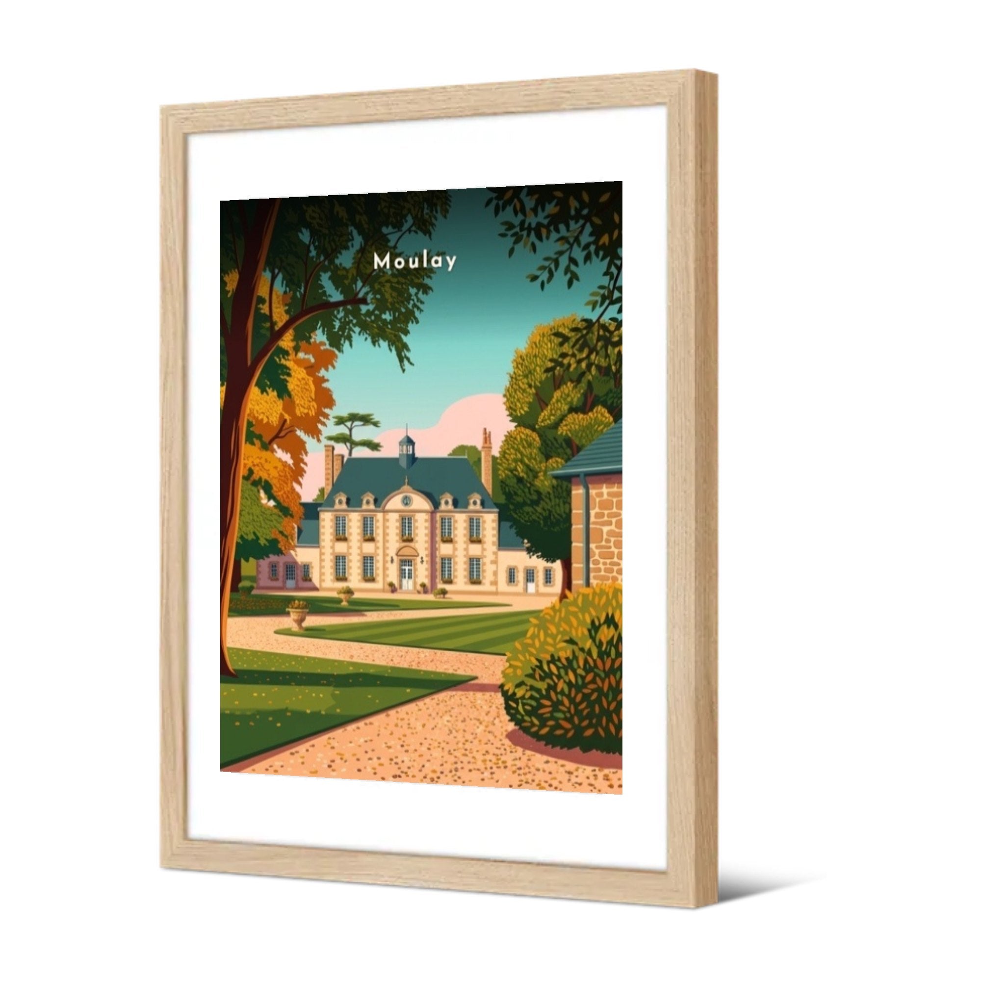 Château du Bas-Mont — Pôdevache, encadrée, vue de trois quarts