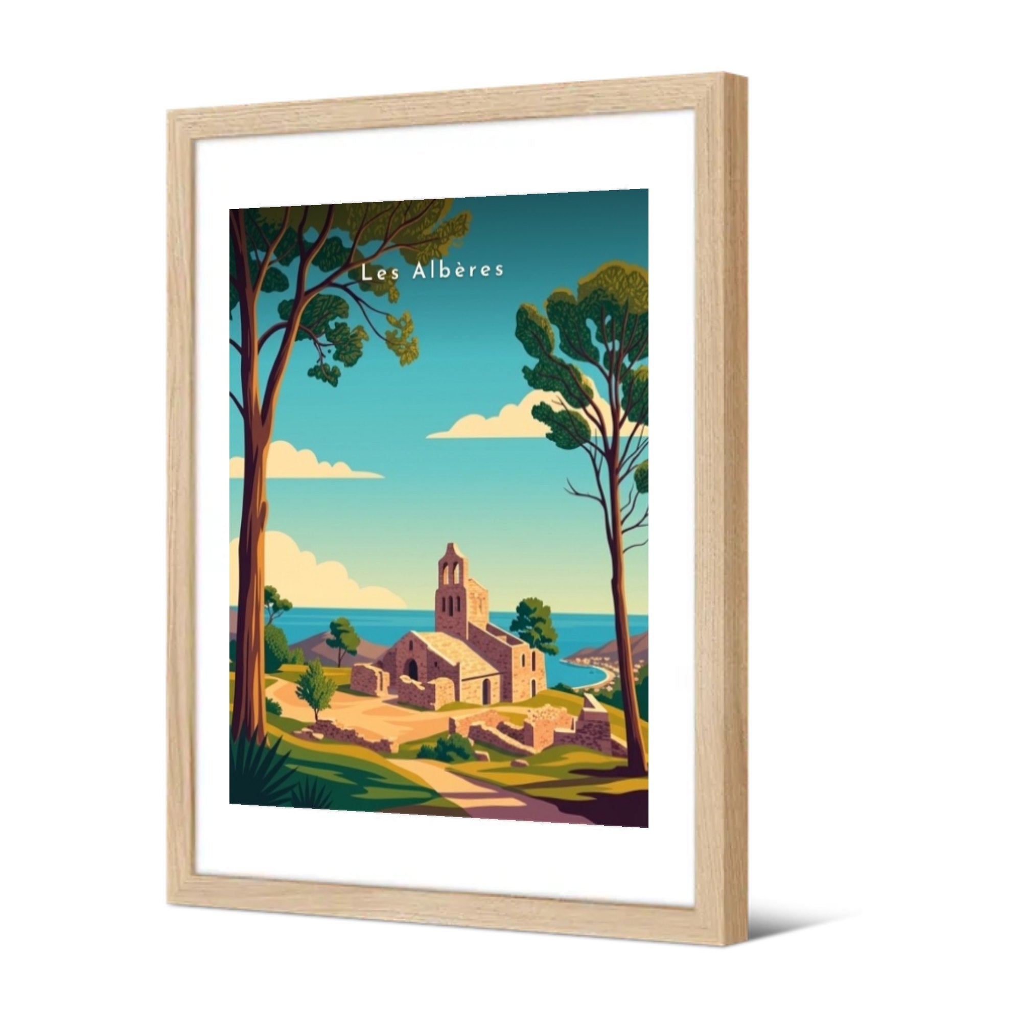 Les Albères — Pôdevache, encadrée, vue de trois quarts