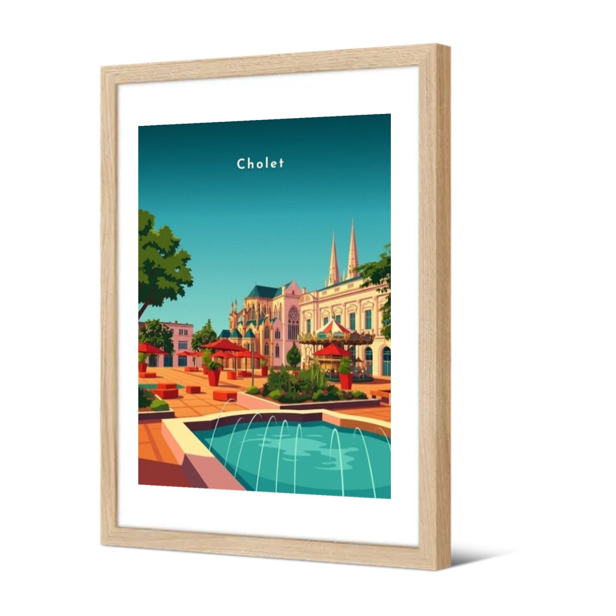 Place Travot — Pôdevache, encadrée, vue de trois quarts