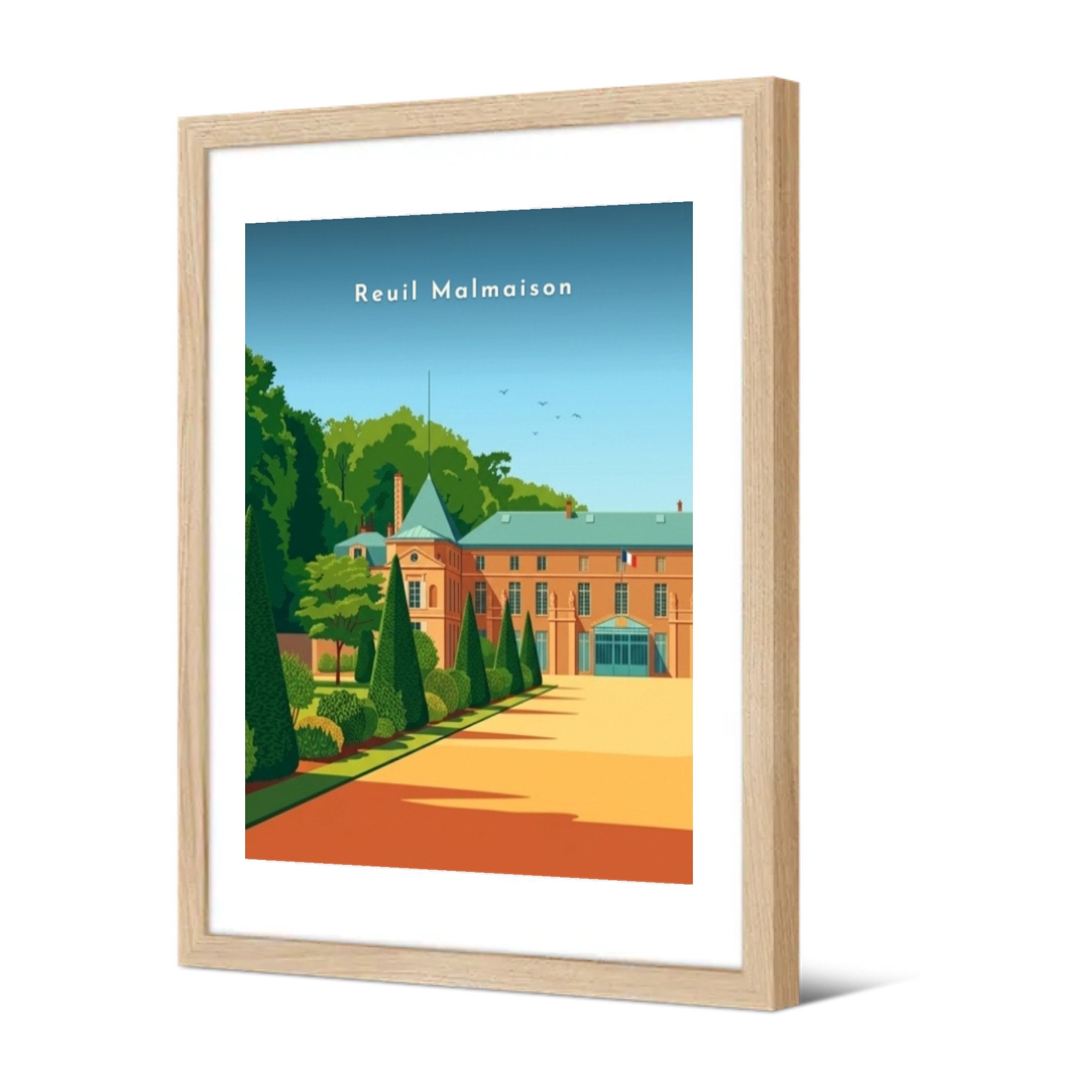 Reuil Malmaison — Pôdevache, encadrée, vue de trois quarts