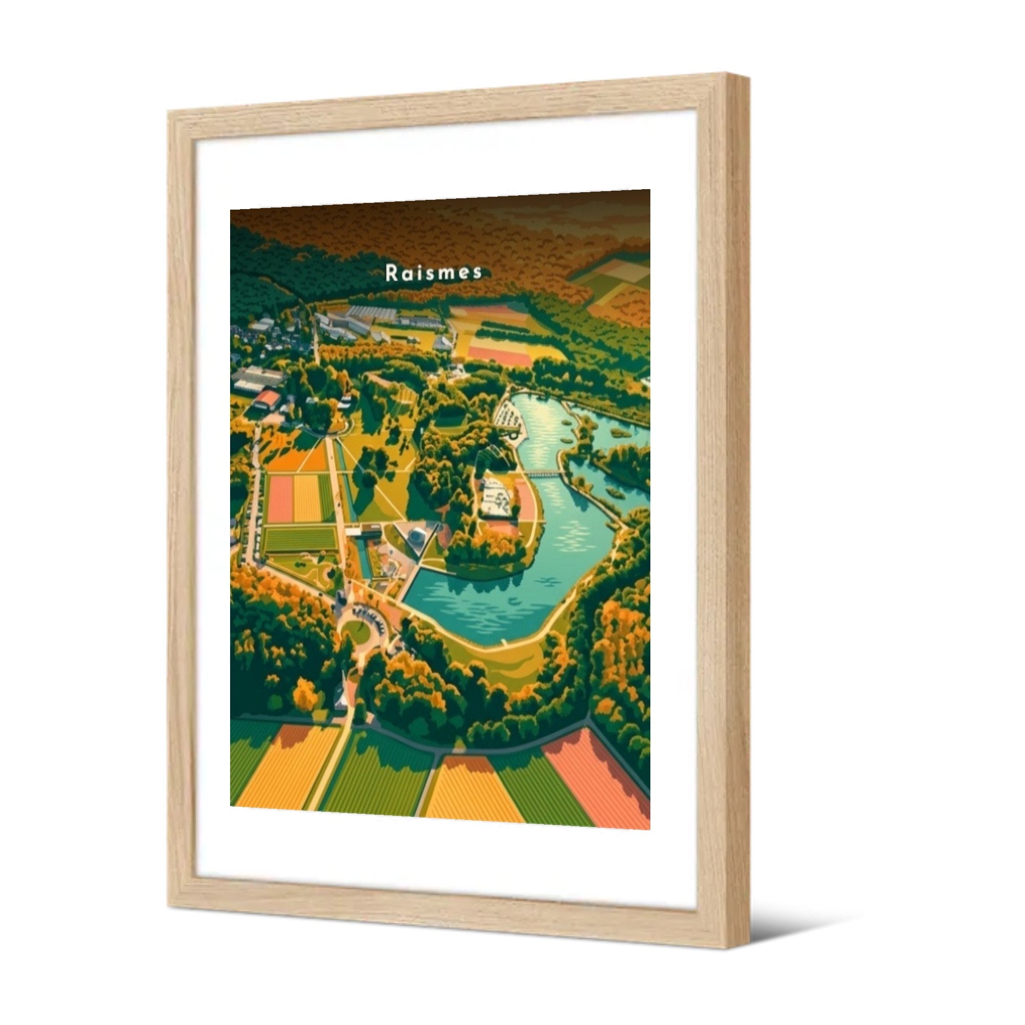 Parc de la Porte du Hainaut — Pôdevache, encadrée, vue de trois quarts