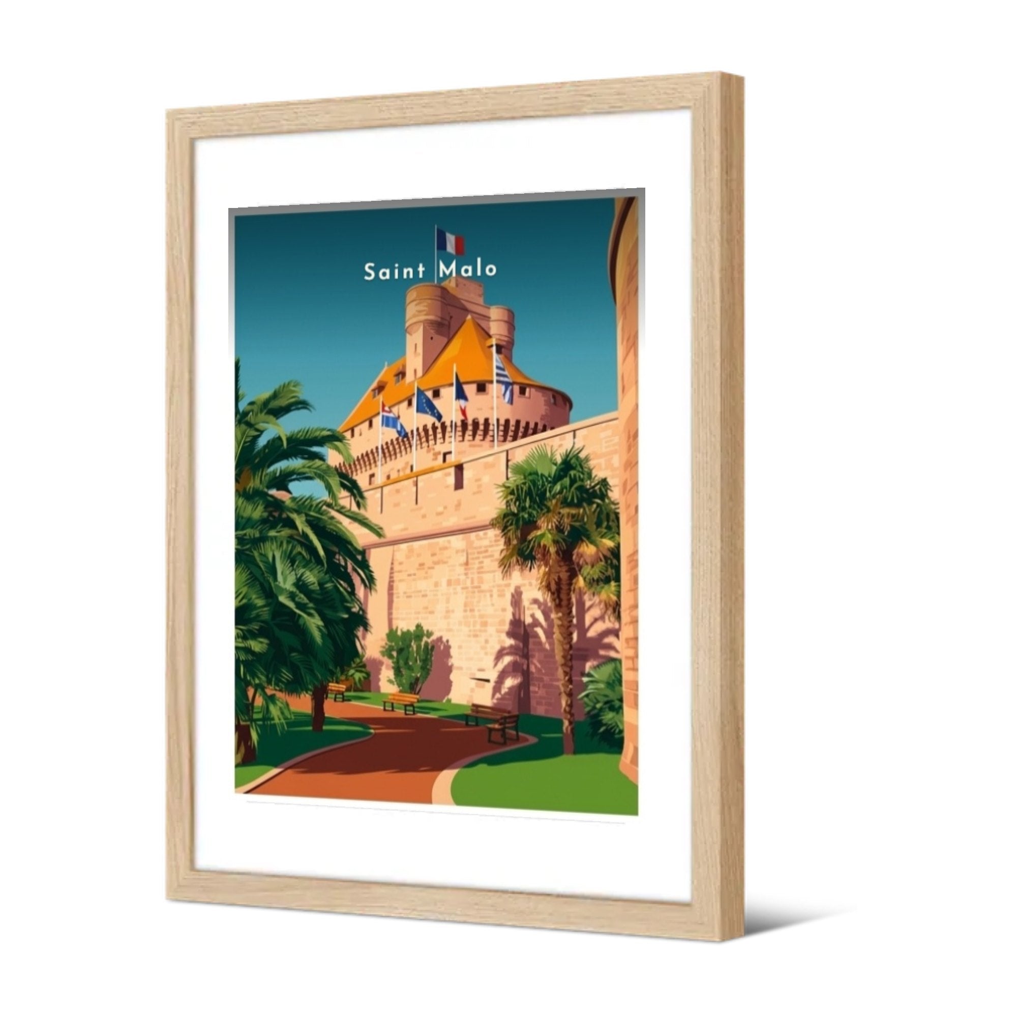 Le château — Pôdevache, encadrée, vue de trois quarts