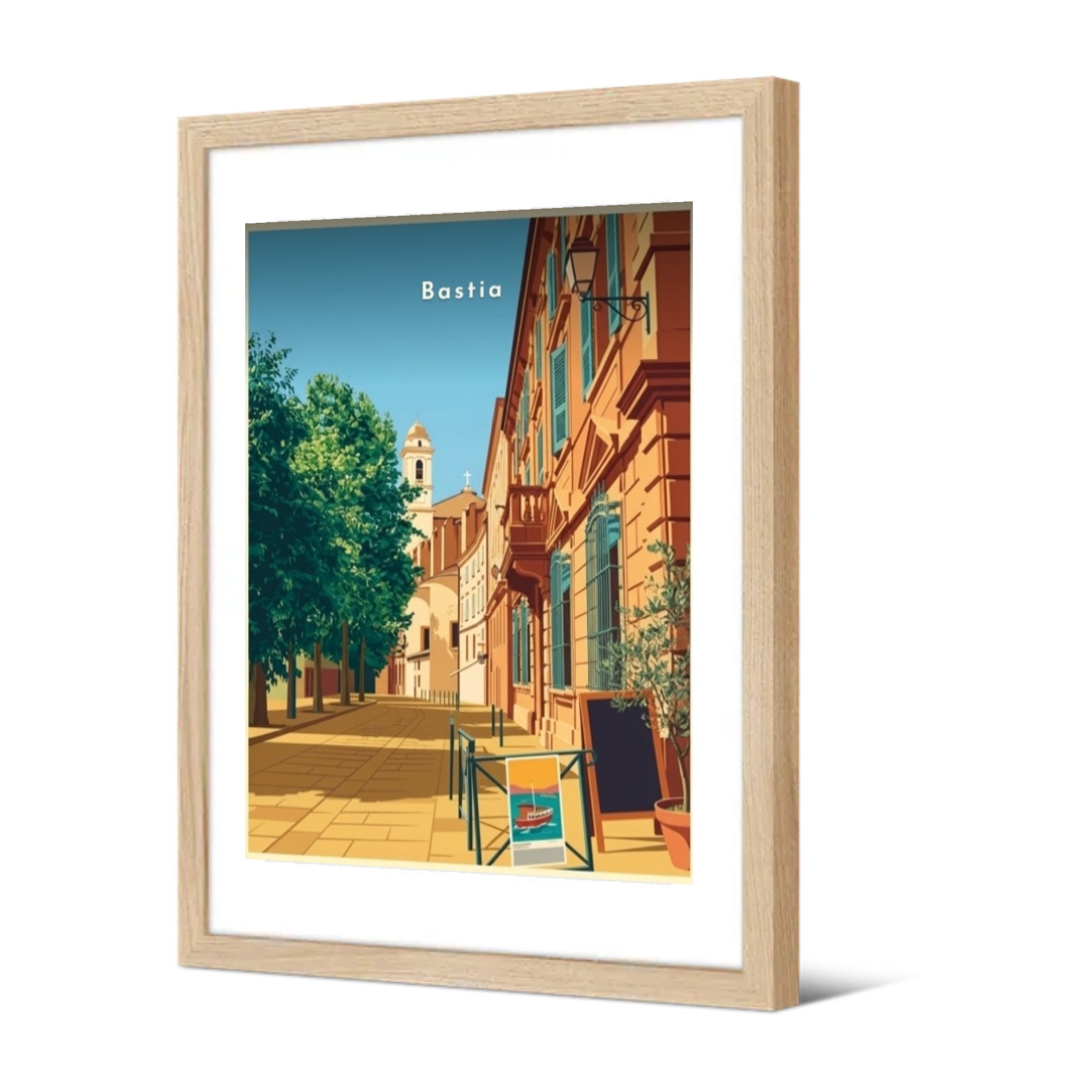 Place Saint-Nicolas — Pôdevache, encadrée, vue de trois quarts