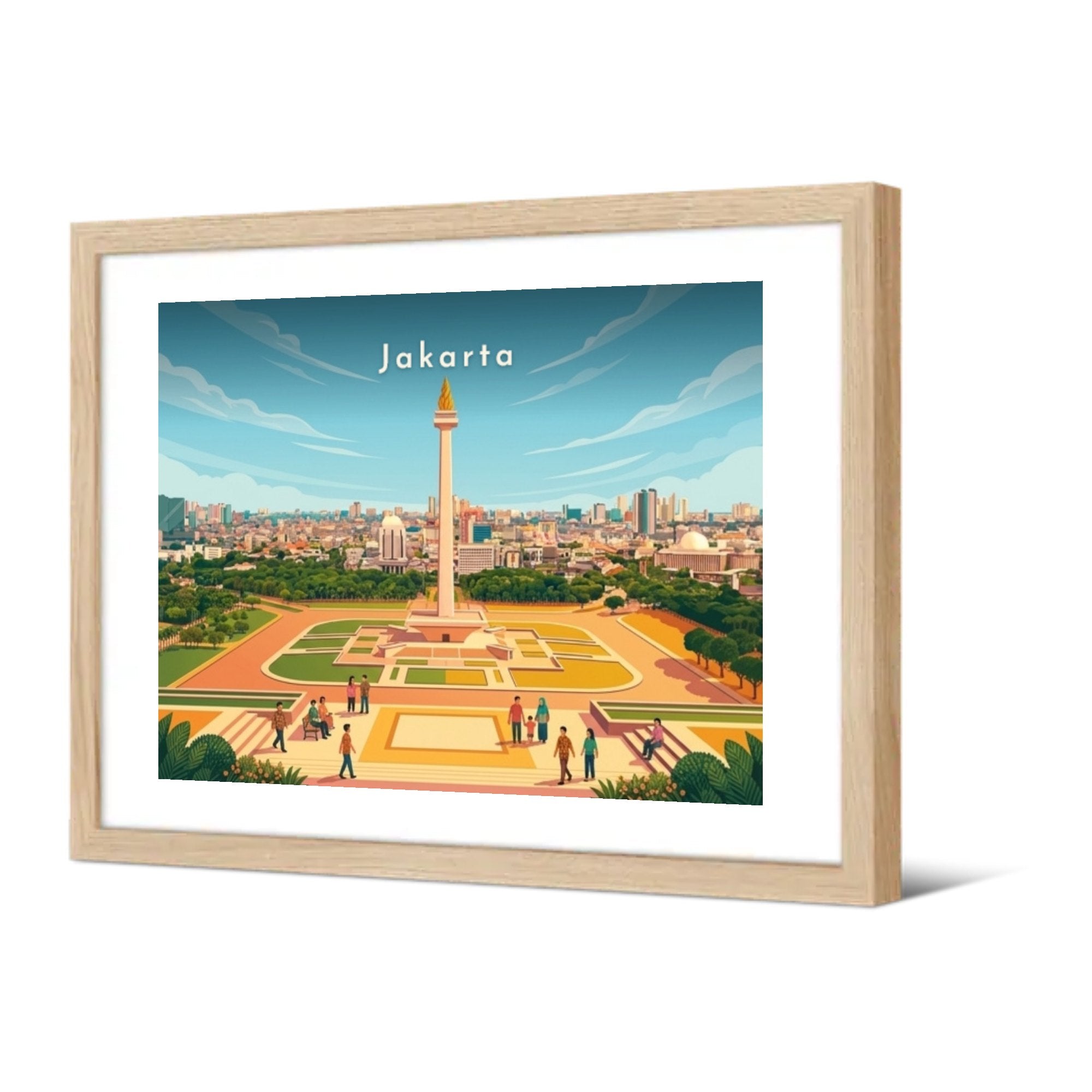 Monument national (Monas) — Pôdevache, encadrée, vue de trois quarts