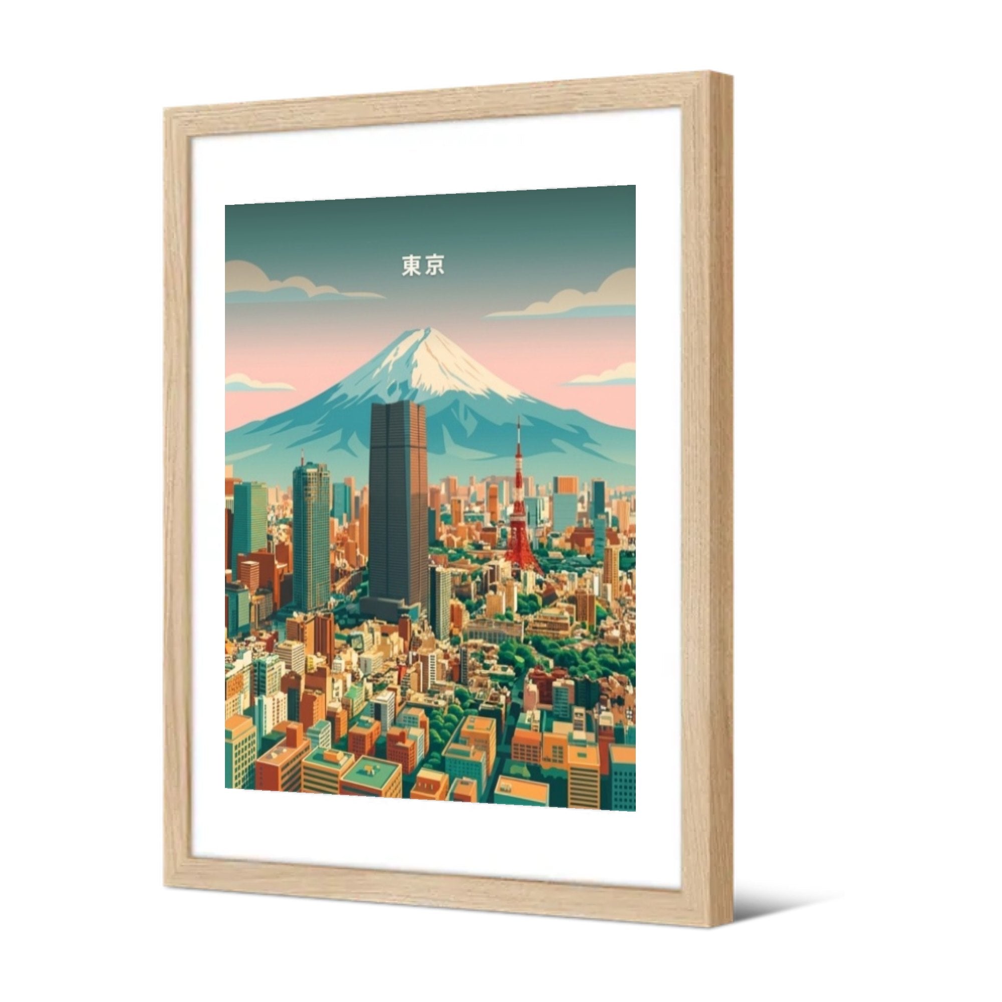 Tokyo — Pôdevache, encadrée, vue de trois quarts