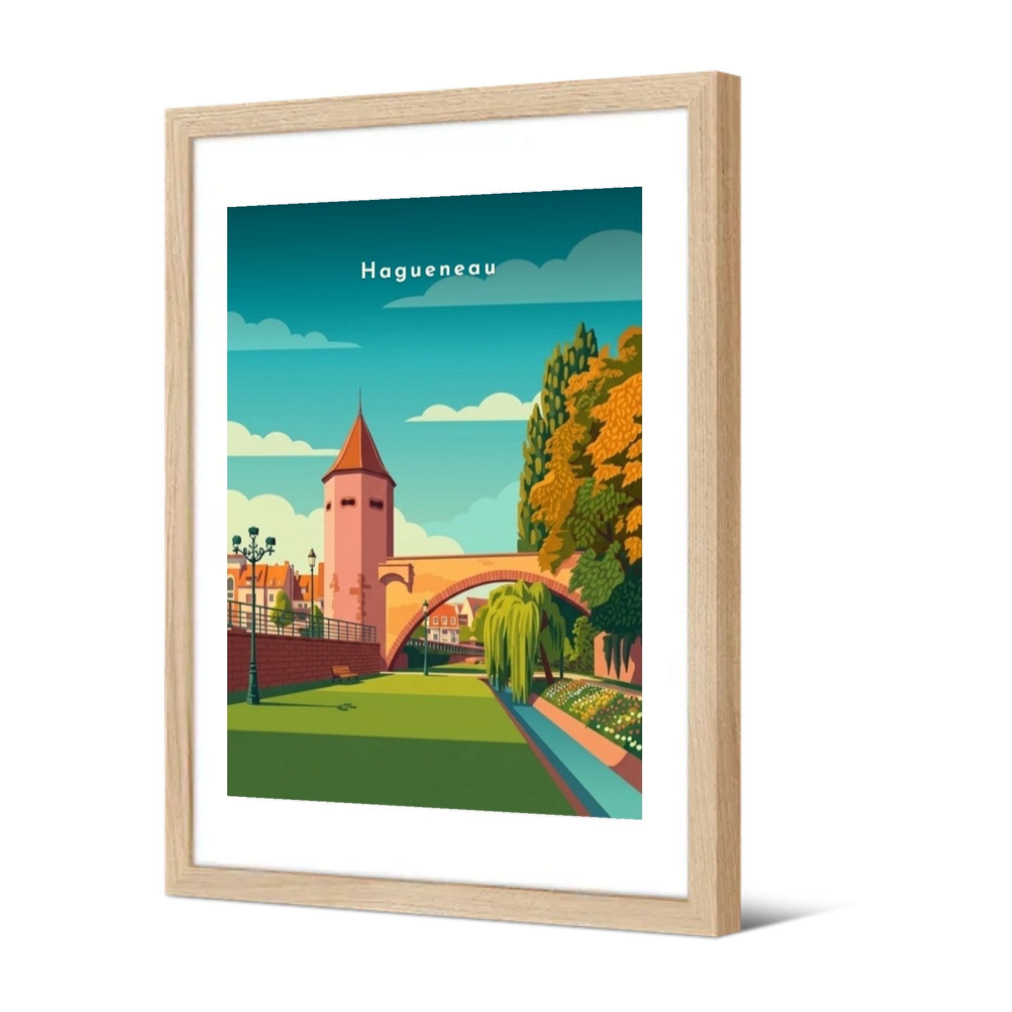 Hagueneau — Pôdevache, encadrée, vue de trois quarts
