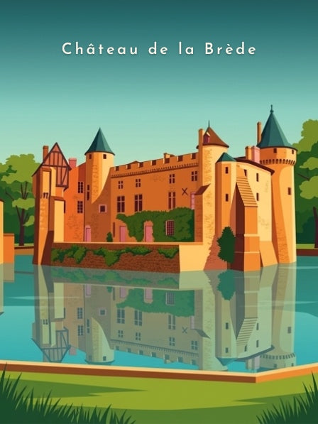Château de la Brède — Pôdevache, visuel seul