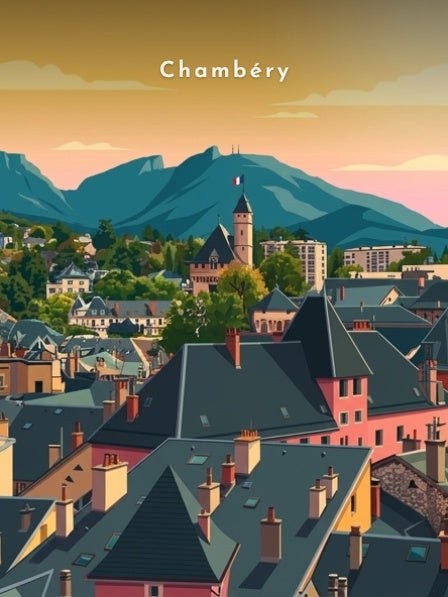 Le château dominant les toits — Pôdevache, visuel seul