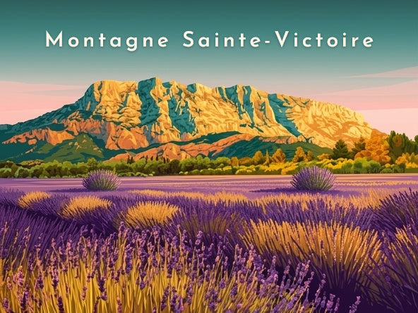 Montagne Sainte-Victoire — Pôdevache, visuel seul
