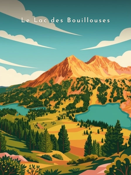 Le Lac des Bouillouses — Pôdevache, visuel seul