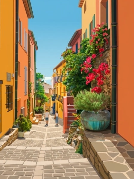 Ruelle du Mouré en escalier — Pôdevache, visuel seul