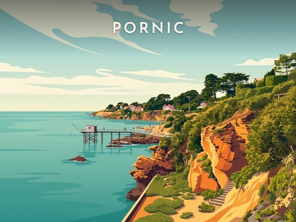 Sentier des douaniers et pêcherie — Pôdevache, visuel seul
