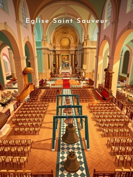 Eglise Saint Sauveur — Pôdevache, visuel seul