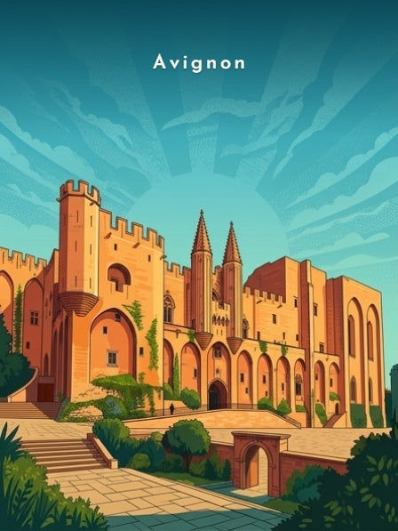 Le Palais des Papes — Pôdevache, visuel seul
