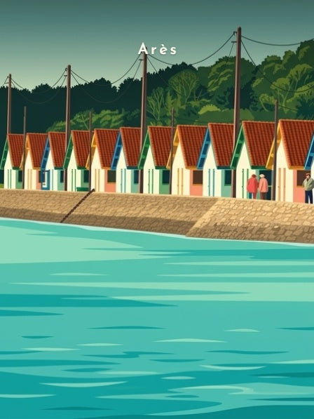 Cabanes sur la digue — Pôdevache, visuel seul