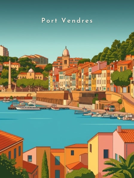 Le port et l'obélisque — Pôdevache, visuel seul