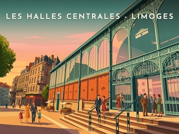 Les Halles Centrales - Limoges — Pôdevache, visuel seul