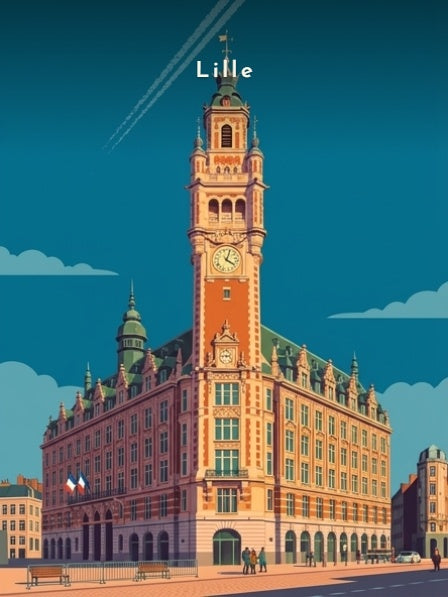 Le beffroi de la Chambre de commerce — Pôdevache, visuel seul