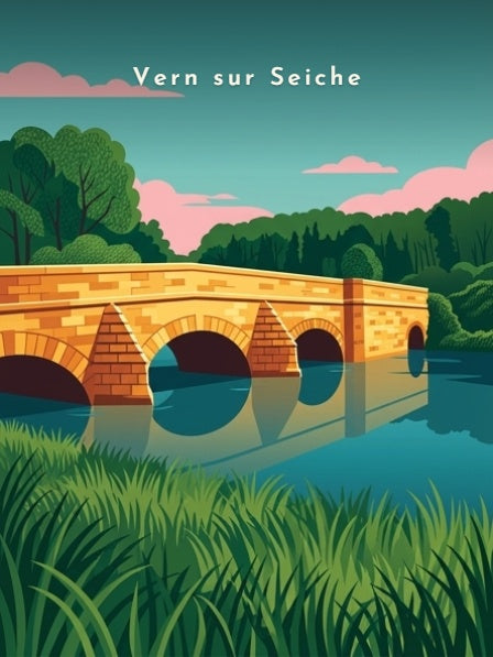 Le pont de Vaugon — Pôdevache, visuel seul
