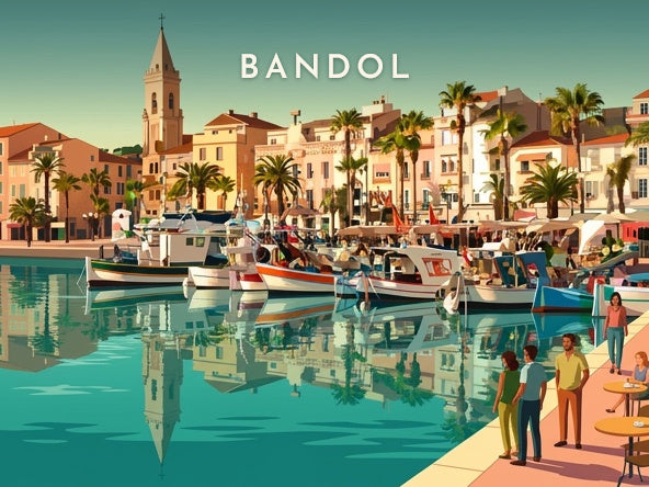 Le port et l'église Saint-François — Pôdevache, visuel seul