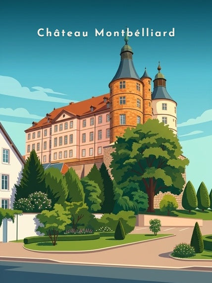 Château Montbélliard — Pôdevache, visuel seul