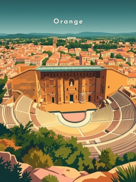 Les gradins du Théâtre antique — Pôdevache, visuel seul