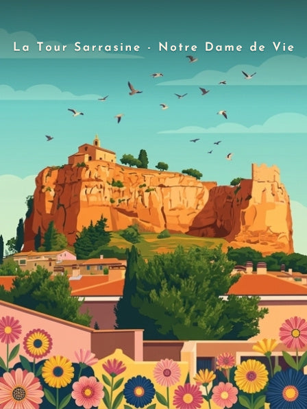 La Tour Sarrasine - Notre Dame de Vie — Pôdevache, visuel seul