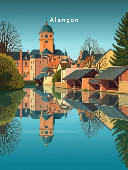 Les lavoirs sur la Sarthe — Pôdevache, visuel seul