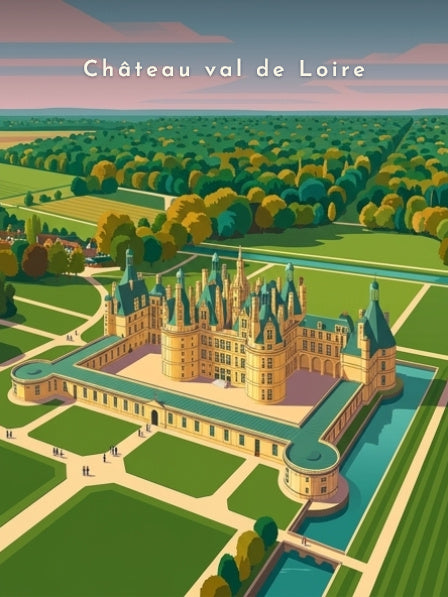 Château val de Loire — Pôdevache, visuel seul