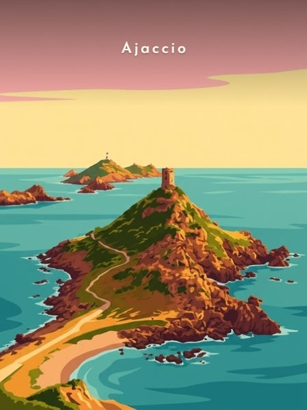 Tour de la Parata et îles Sanguinaires — Pôdevache, visuel seul