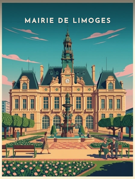 Mairie de Limoges — Pôdevache, visuel seul