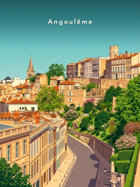 Les remparts et le Jardin Vert — Pôdevache, visuel seul