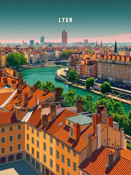 Panorama sur la Saône et la Part-Dieu — Pôdevache, visuel seul
