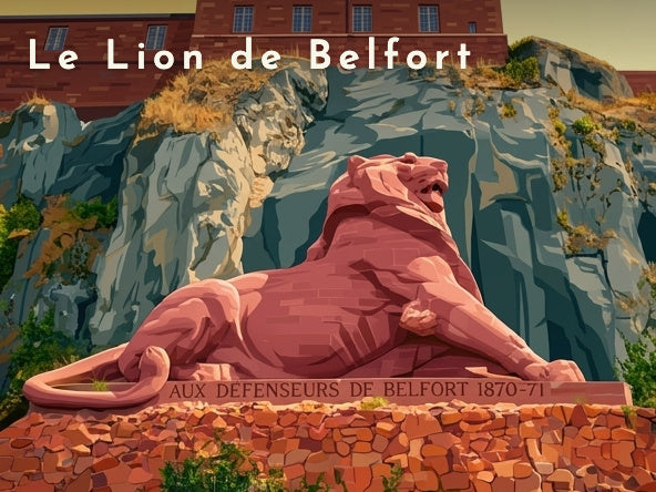 Le Lion de Belfort — Pôdevache, visuel seul