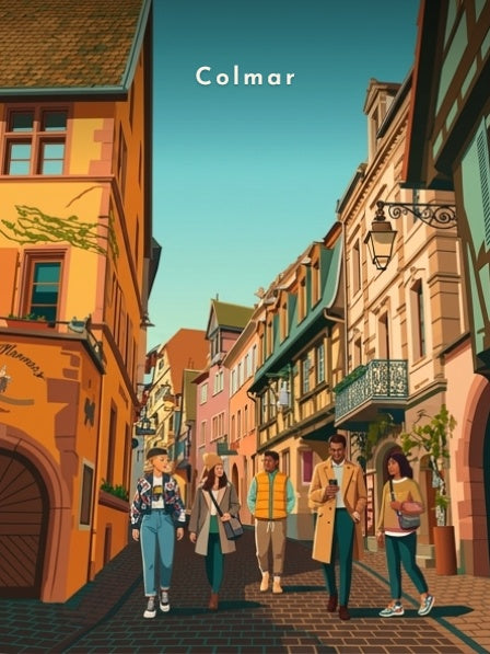 Promenade dans la vieille ville — Pôdevache, visuel seul