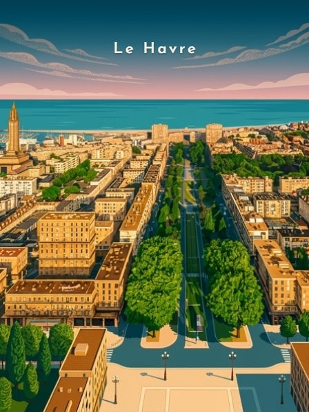 Perspective de l'Avenue Foch — Pôdevache, visuel seul