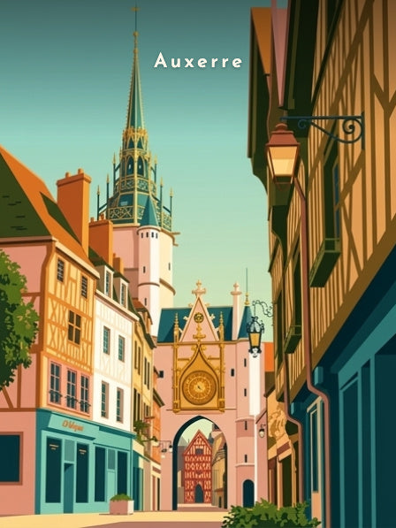 Perspective sur la Tour de l'Horloge — Pôdevache, visuel seul