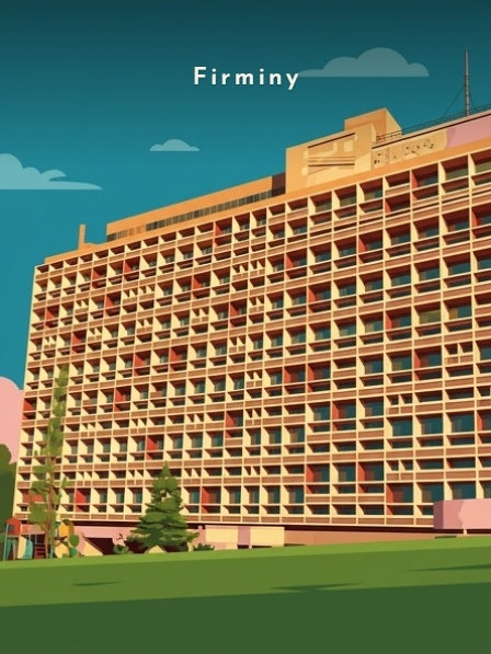 Unité d'habitation Le Corbusier — Pôdevache, visuel seul