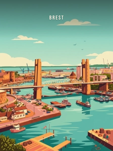 Le pont de Recouvrance — Pôdevache, visuel seul