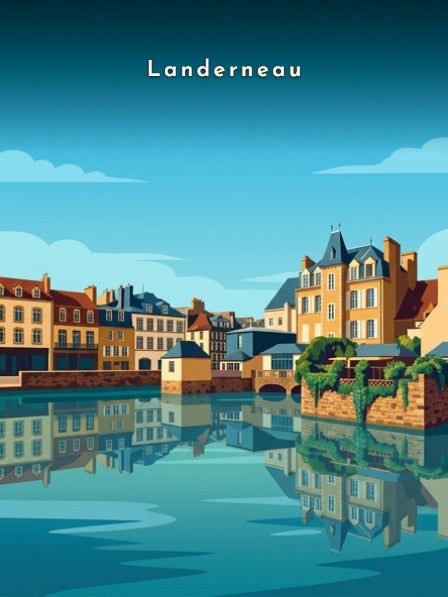 Vue large sur le pont de Rohan — Pôdevache, visuel seul